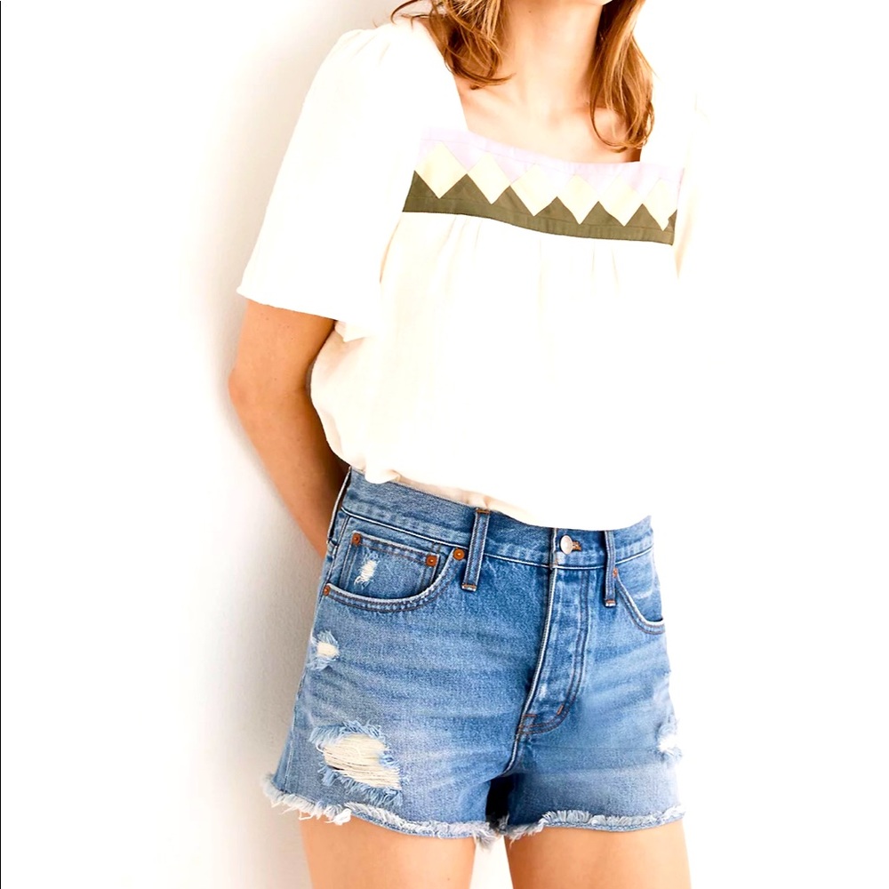 Relaxed Denim Shorts in Homecrest Wash